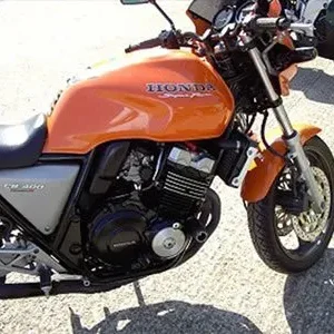 CB400 BLack R&G Crash Protectors - Engine mount /No Mods