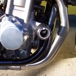 CB1300 BLack R&G Crash Protectors