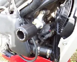 Tuono Front BLack Crash Protectors -  Front Engine