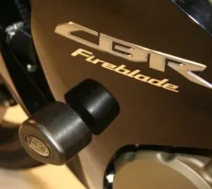 CBR1000RR 08+ BLack Aero Crash Protectors 28mm Hol