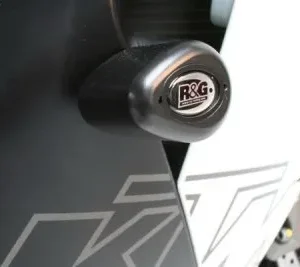 RC8 BLack Aero Crash Protectors 28mm Holes