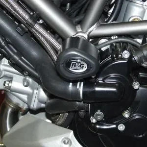 Multistrada 1200 BLack Aero Crash Protectors