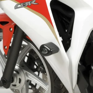 CBR250 2011 BLack Crash Protectors - 28 MM Hole Each Side