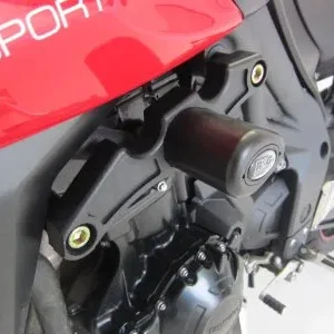 Tiger 1050 Sport 13+ BLack Crash Protectors