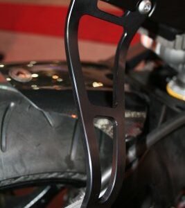 SV650 K5-K8 Exhaust Hanger Silver