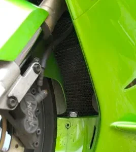 ZX12R Black Radiator Guard