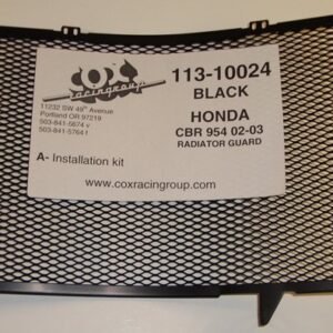 CBR954 02-03 Black Radiator Guard (113-1020)