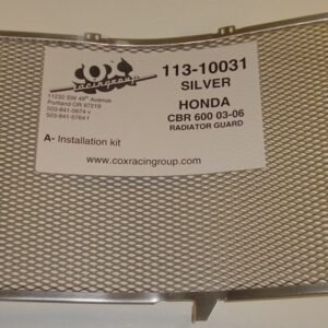 CBR600RR 03-06 Silver Radiator Guard  (113-1030)