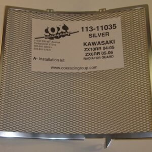 ZX6R/RR 05+ Radiator Guard - Silver  (113-1140)