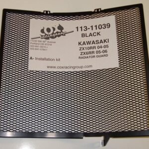 ZX6R/RR 05+ /ZX10RR 04-05  Black radiator Guard (1