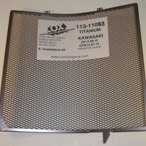 ZX14R / GTR1400 Titanium Radiator Guard