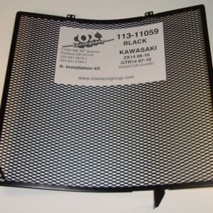 GTR1400/ZX14R 06+ Black Radiator Guard Use RAD0080BK