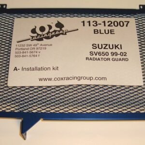 SV650 99-02 Blue Radiator Guard