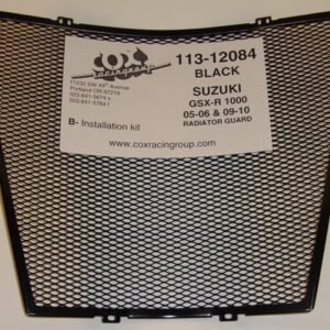 GSXR1000 05-06 Black Radiator Guard (113-1284)