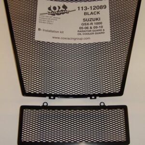 GSXR1000 05-06 Black Aluminium Radiator & Oil Guard