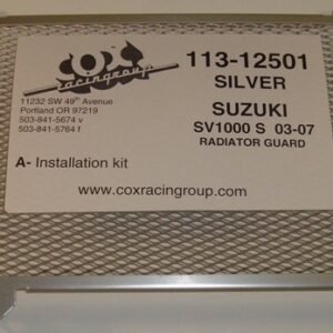 SV1000 03+ Silver Radiator Guard