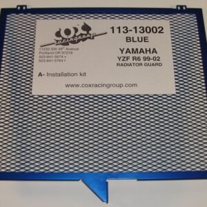 R6 99-02 Blue Radiator Guard  (113-1302)