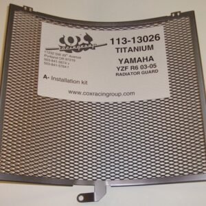 R6 03+ Titanium Cox Radiator Guard