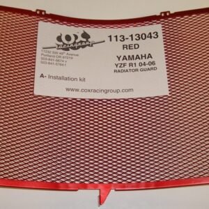 R1 04-06 Blue Aluminium Radiator Guard  (113-1342)