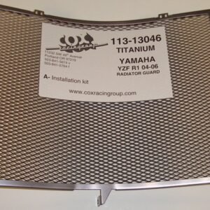 R1 04-06 Titanium Anodised Radiator Guard