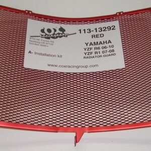 R1 07-08 / R6 06-07 Red Aluminium Radiator Guard