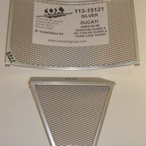 S4RS 06+  Silver Radiator/Oil Cooler Guard Set