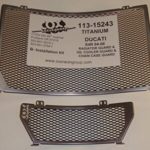 ST2/3/3s/4/4s 98-06 Black Radiator and Oil Cooler Guard Set- Titanium