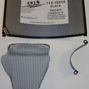 749/999 Radiator & Oil cooler guard set  Black