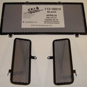 RSV 04-07 / Tuono 06-07 Black Radiator/Oil Guard S