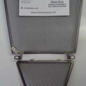 RSV 4 / Tuono 10-13 Titanium Radiator Guard & Oil Cooler Guard Set