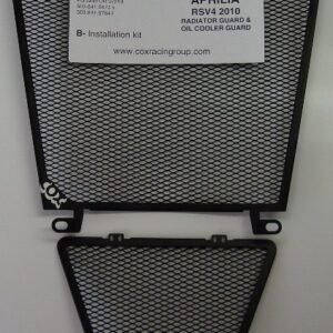 RSV 4 / Tuono v4  2016-19 Black Radiator Guard & Oil Cooler Guard Set