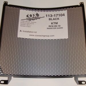 RC8 Superbike 09-13 Black Radiator Guard