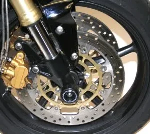 Daytona 675/Street Triple Fork Protectors Black