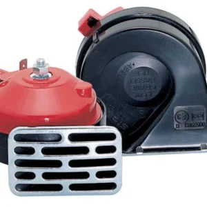 TM80 Red Cap Matched Pair With Silver Grill