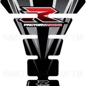 Suzuki GSXR Factory Racing Silver Tank Pad