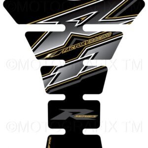 Yamaha YZF R1/R6 3d Gel Black/Gold  Tankpad